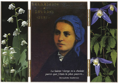 Sainte Bernadette, voyante de Lourdes